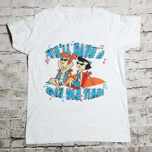 Other - The Flinstones Wilma Betty shirt kids size LARGE
